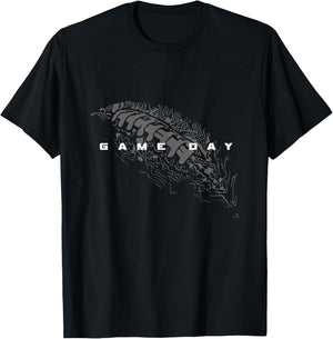 Football Apparel for Football Players or Fans - -Adults, -Kids - Black - S - Short Sleeve - - Modern - Football - Vacation - Cotton 60%, Polyester 40% T-Shirt - T-Shirt | Black