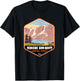 Medicine Bow Routt National Forest Badge T-Shirt - T-Shirt | Black
