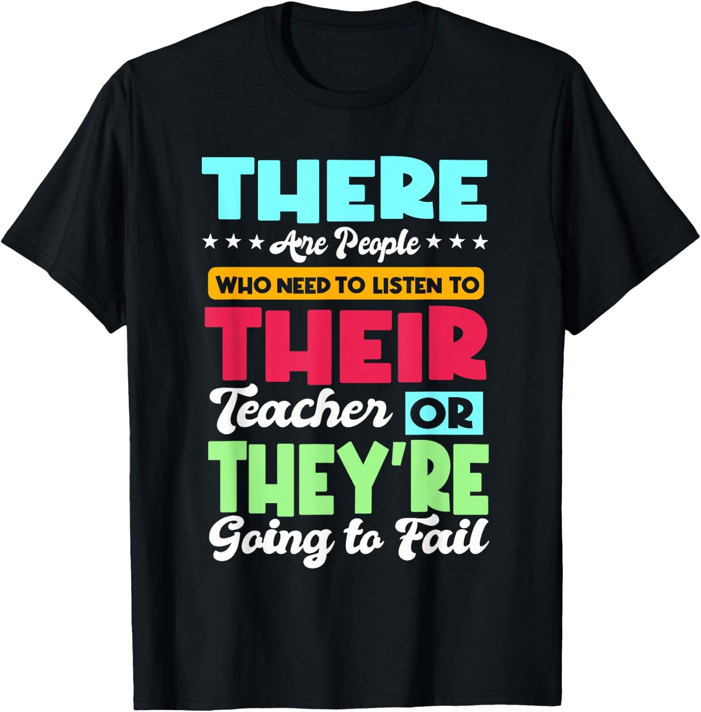 English Teacher Grammar Grammarians Grammatical Rules T-Shirt - T-Shirt | Black