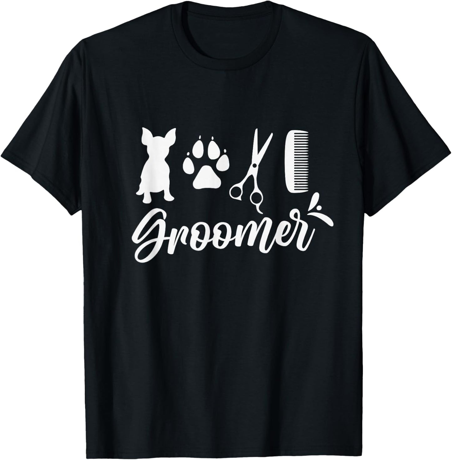 Pet Groomer Dog Groomer T-Shirt - T-Shirt | Black