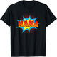 Nana is a Superhero Funny Comic Book Themed Cute Grandma T-Shirt - T-Shirt | Black
