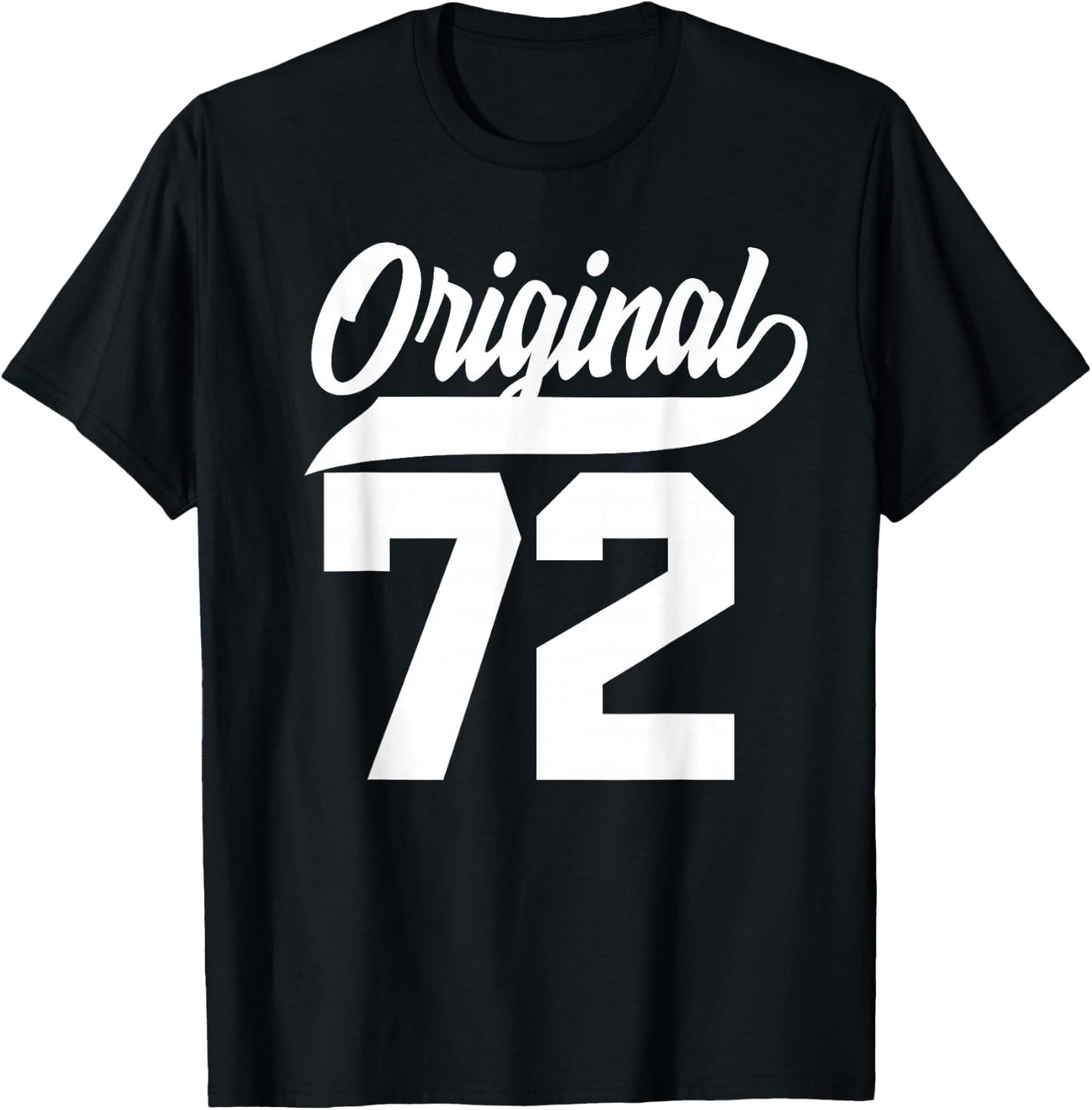 54rd Birthday Gift Man Woman Original Vintage Born 1972 T-Shirt - T-Shirt | Black