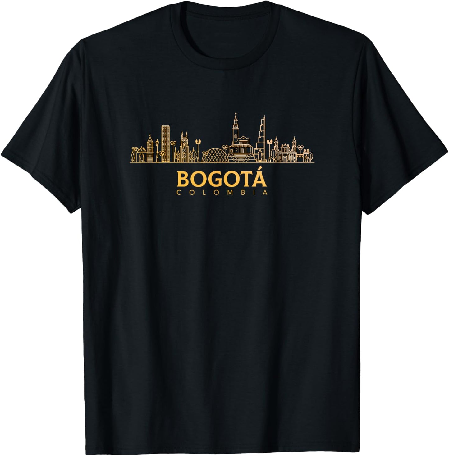 Bogota Skyline, Colombia T-Shirt - T-Shirt | Black