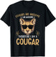 Cougars are Awesome Cougar Lover Animal T-Shirt - T-Shirt | Black