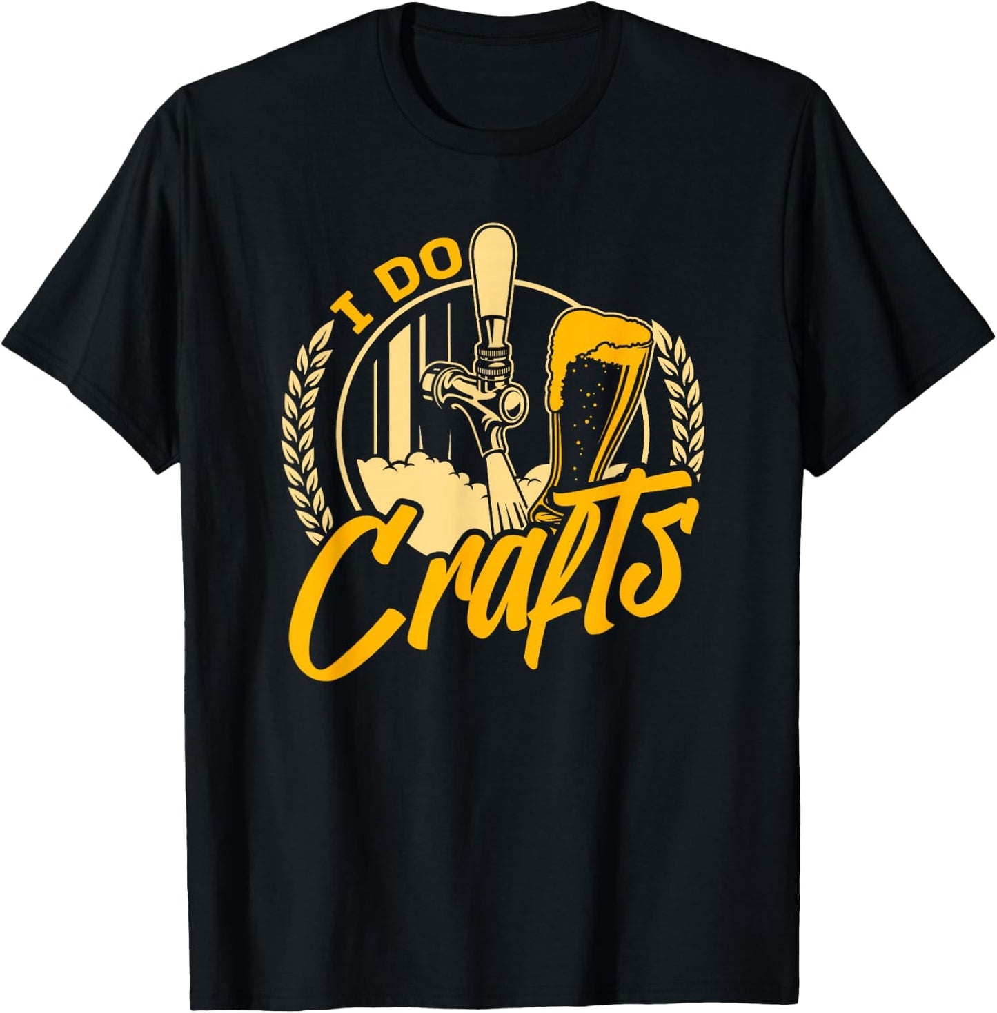 Home Brewing Craft Brewer - Hops IPA Craft Beer T-Shirt - T-Shirt | Black