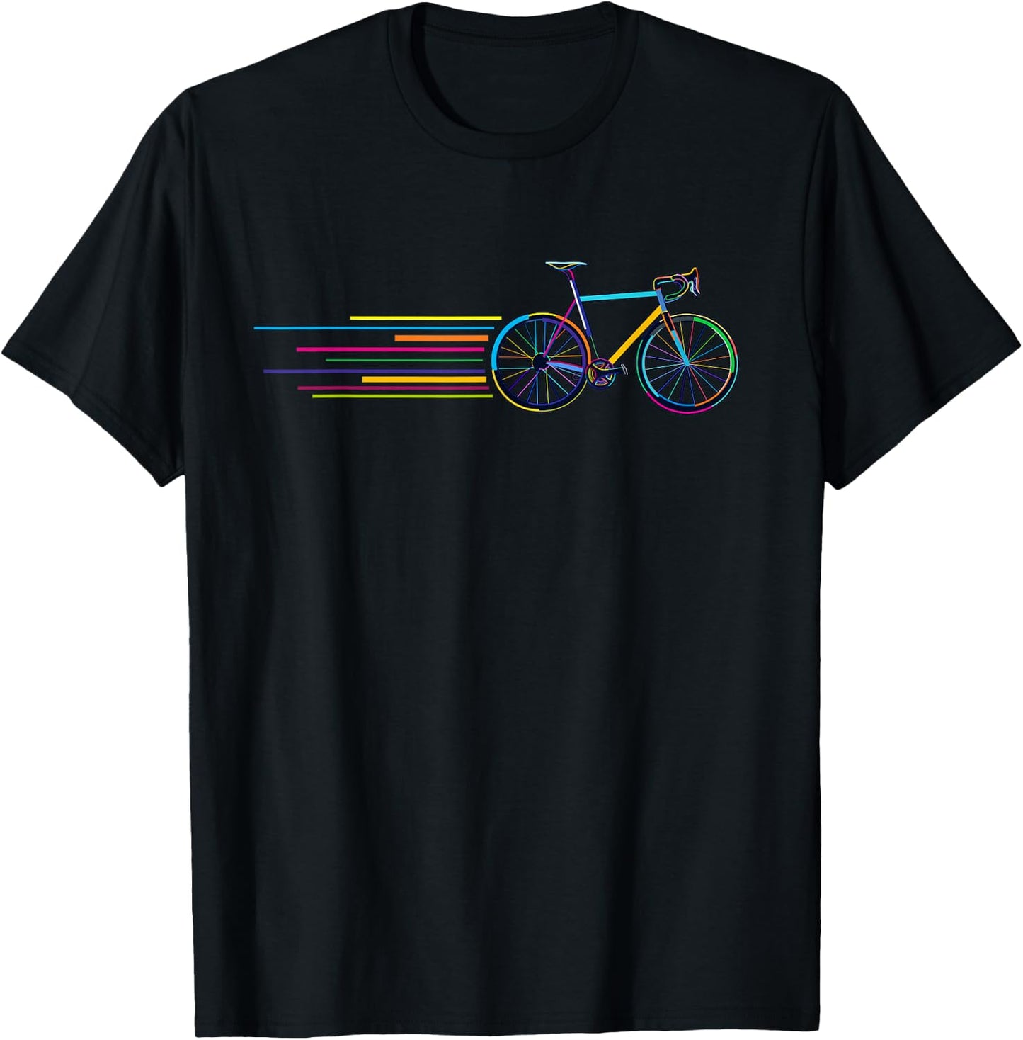 Cyclist Gravel City Bike Bicyclist Bicycle T-Shirt - T-Shirt | Black