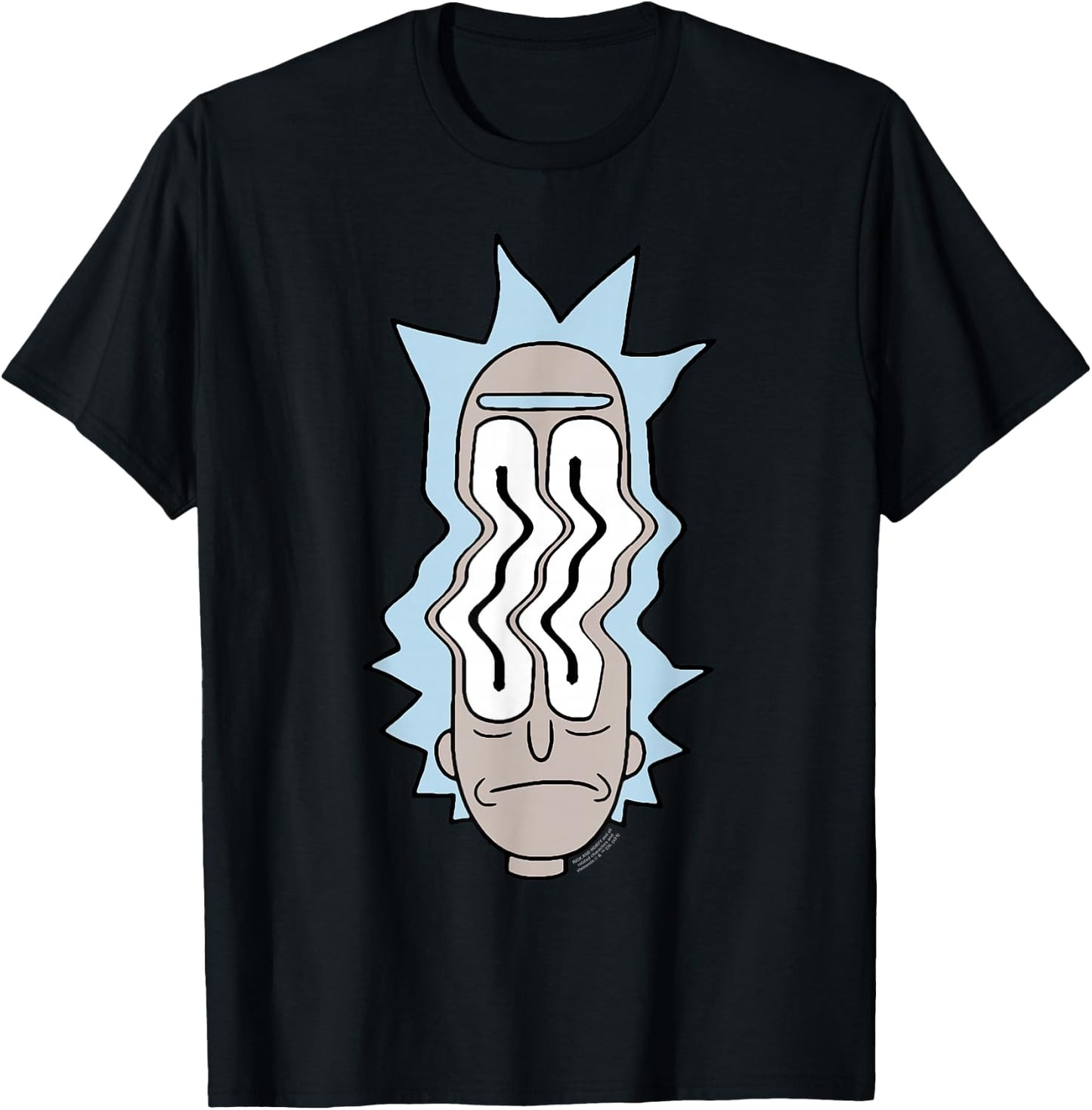 Rick and Morty Rick Waves T-Shirt - T-Shirt | Black