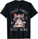 Trash Panda Spirit Animal Raccoon Mammal Garbage Trash T-Shirt - T-Shirt | Black