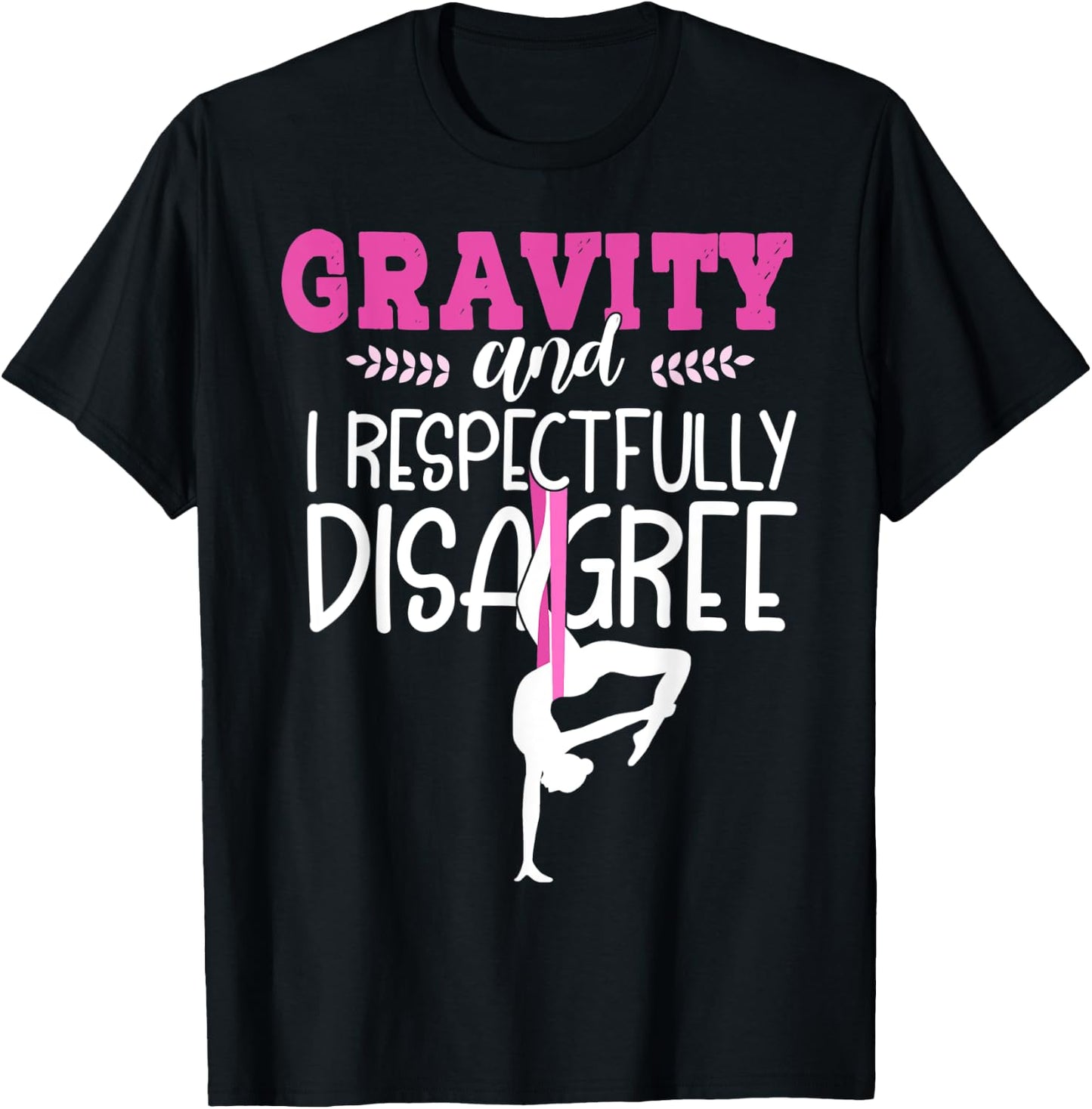 Aerial Yoga Hammock Air Yoga Shirt Funny Aerial Yoga T-Shirt - T-Shirt | Black