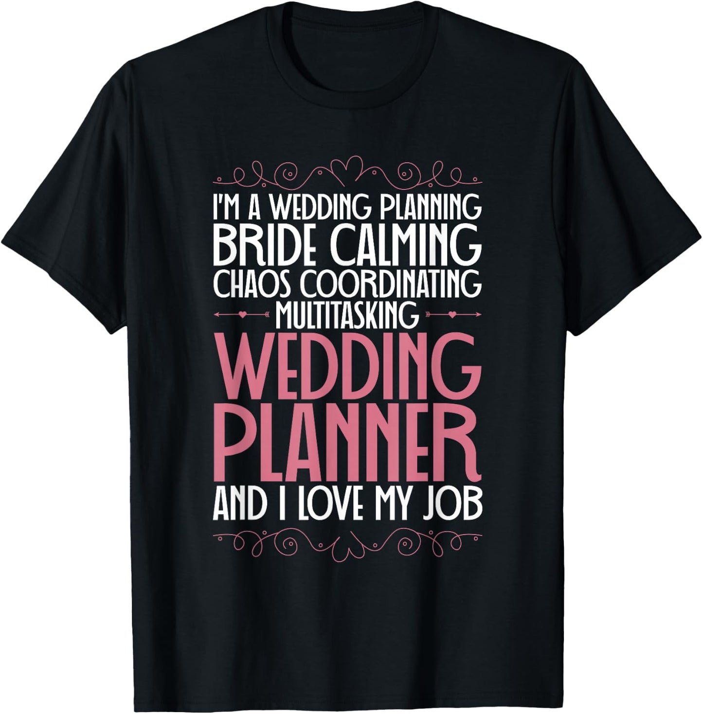 Wedding Planning Bride Calming Wedding Specialists T-Shirt - T-Shirt | Black