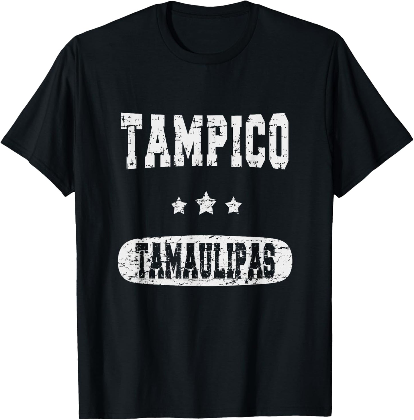 Vintage Tampico, Tamaulipas T-Shirt - T-Shirt | Black