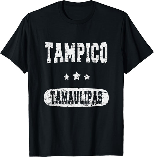 Vintage Tampico, Tamaulipas T-Shirt - T-Shirt | Black