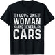 Mechanical Dad I Love One Woman And Several Cars Mechanic T-Shirt - T-Shirt | Black