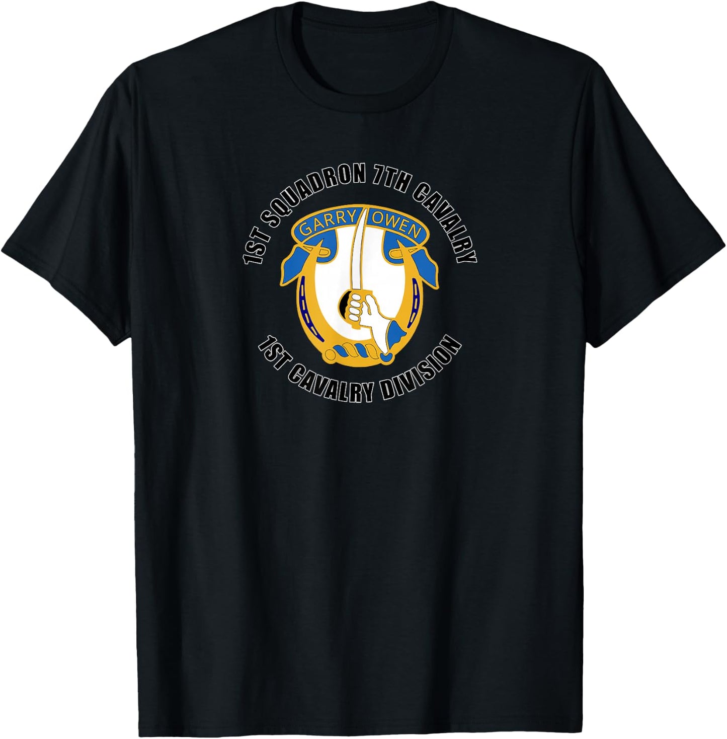 1st Squadron 7th Cavalry 1st Cavalry Division Veteran T-Shirt - T-Shirt | Black