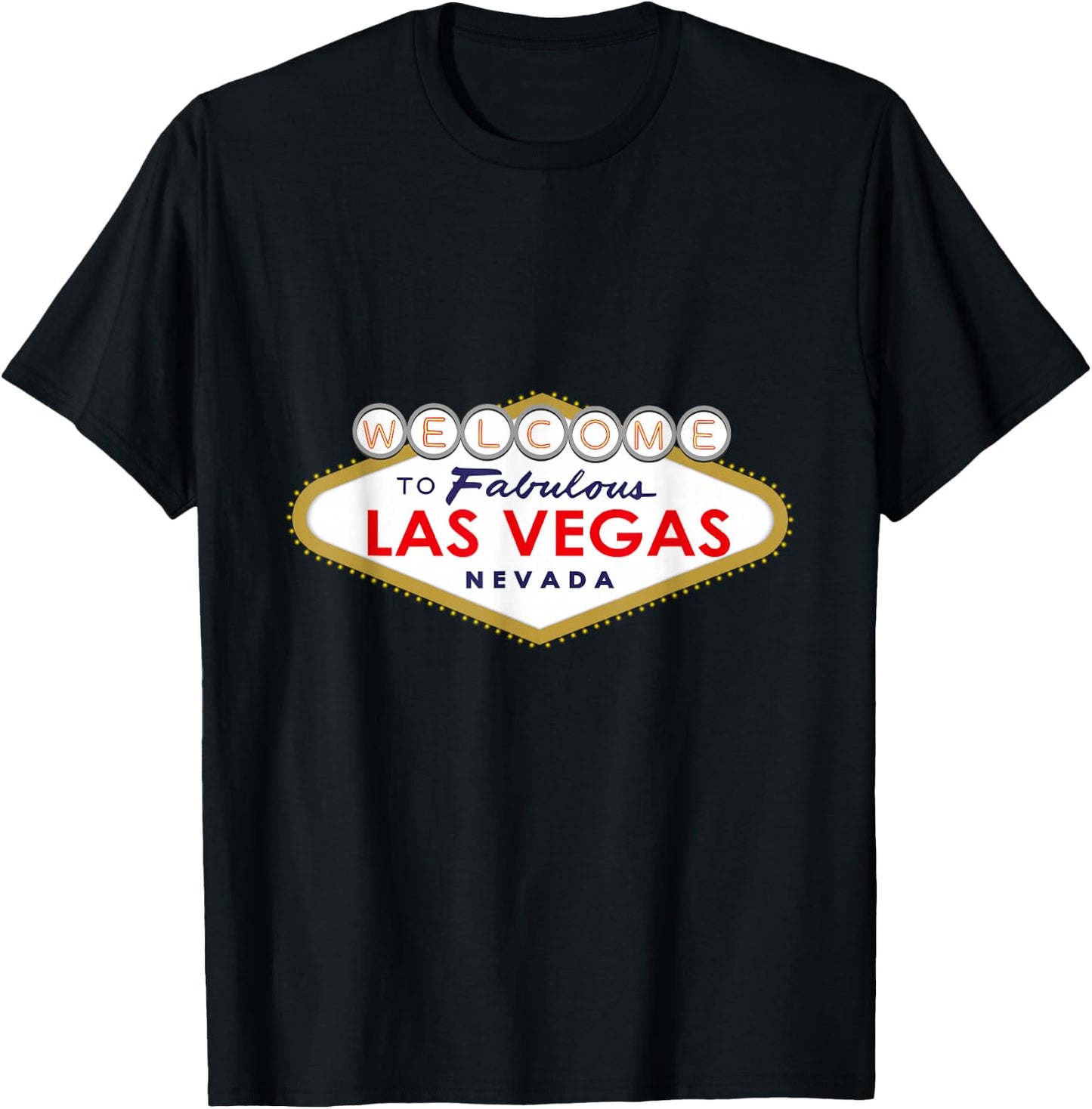 Welcome to Las Vegas - Nevada T-Shirt - T-Shirt | Black
