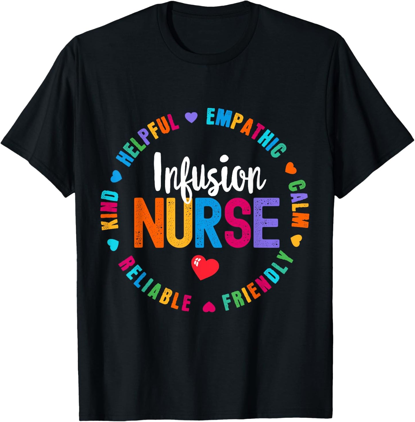 Infusion Nurse Certified Registered Nurse Infusion Squad T-Shirt - T-Shirt | Black