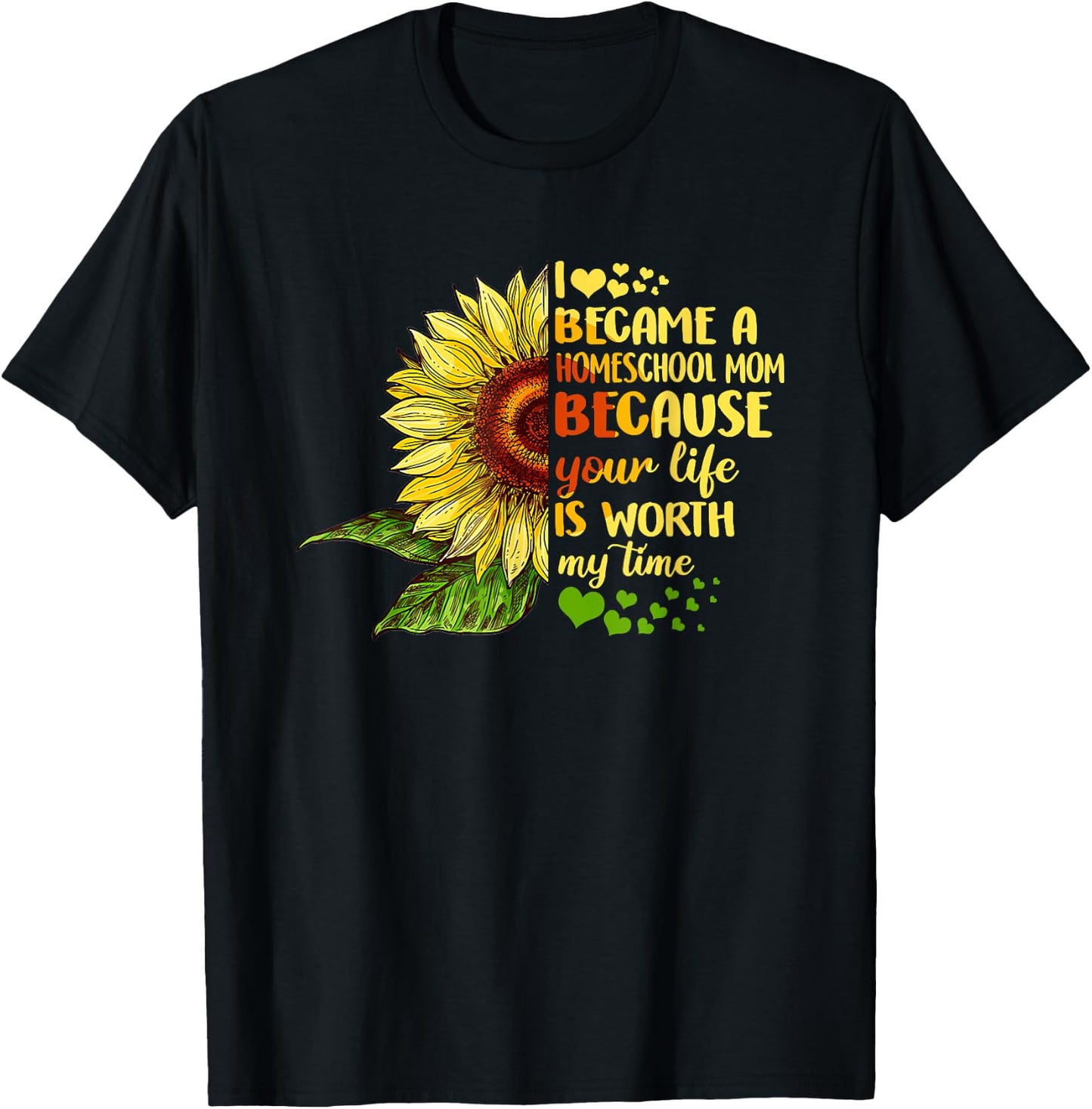 I Became Homeschool Mom Costume Back To School T-Shirt - T-Shirt | Black