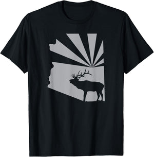 Arizona State Elk Hunting T-Shirt - T-Shirt | Black