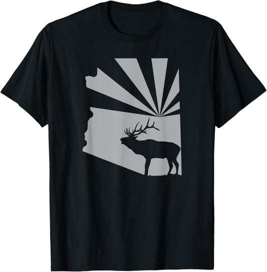 Arizona State Elk Hunting T-Shirt - T-Shirt | Black