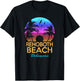 Rehoboth Beach Delaware Summer Vacation Retro Vintage Sunset Men Women Kids T-Shirt - T-Shirt | Black
