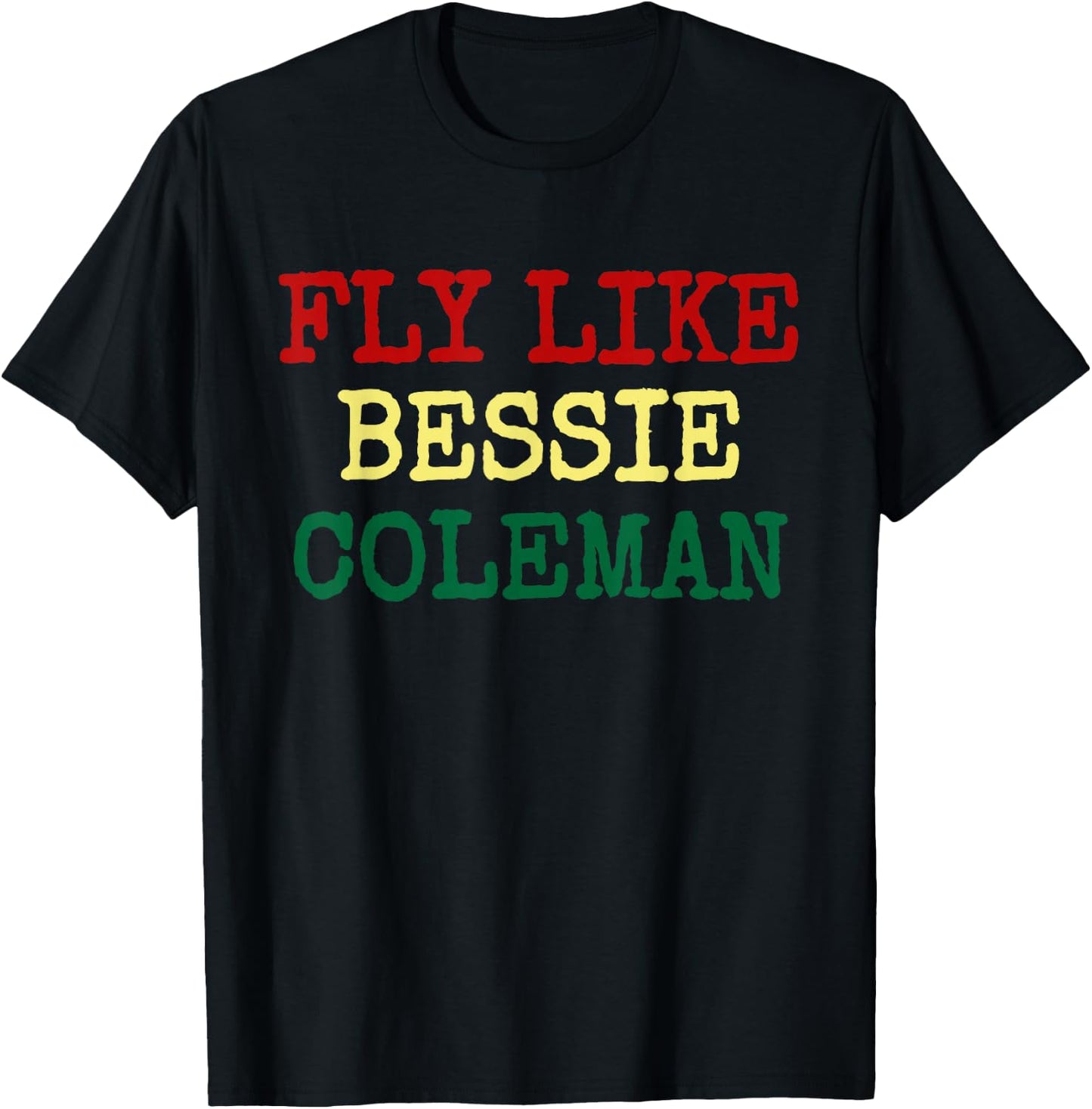 Black History Month T Shirt Bessie Coleman Pilot Gift T-Shirt - T-Shirt | Black