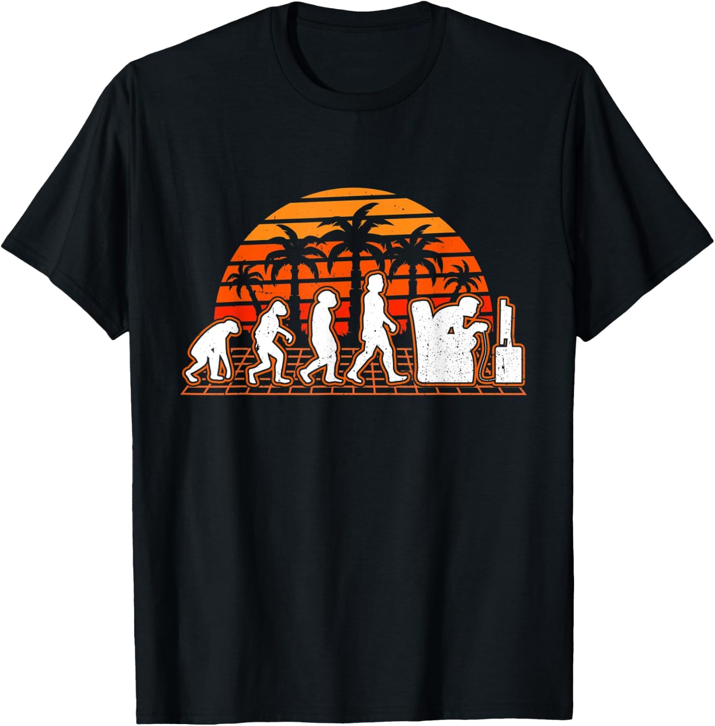 Gamer Evolution Retro Video Game Gaming T-Shirt - T-Shirt | Black