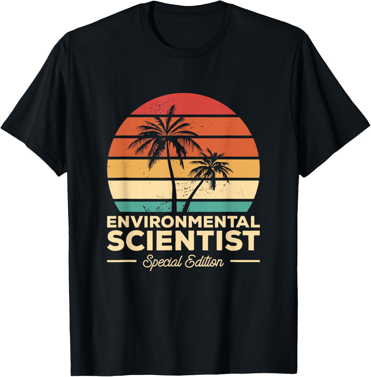 Vintage Environmental Scientist Special Edition T-Shirt - T-Shirt | Black