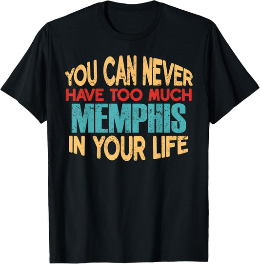 Funny Memphis Personalized First Name Joke Item T-Shirt - T-Shirt | Black