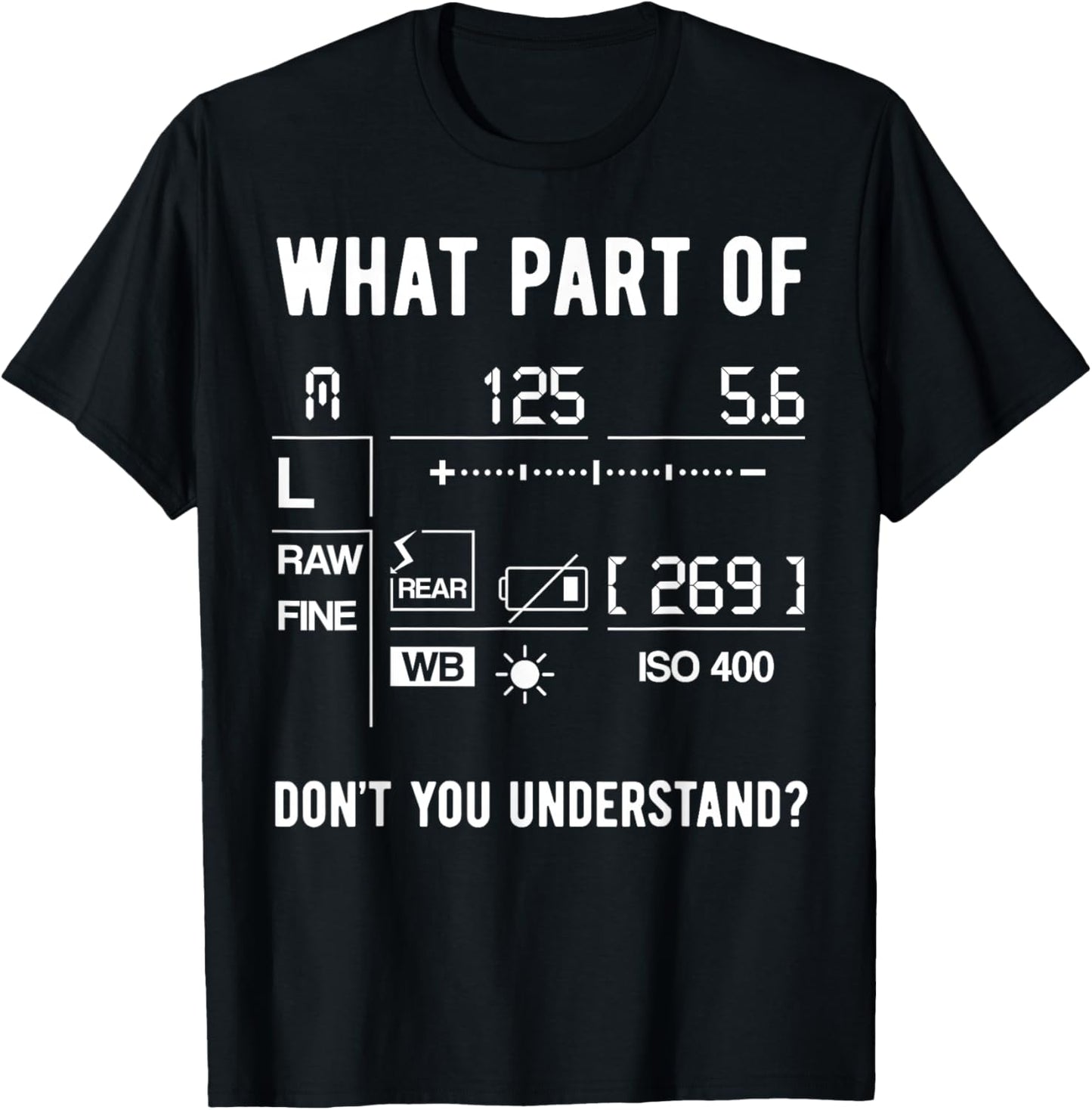 Funny Photographer Camera Setup Lens Photographer Photo T-Shirt - T-Shirt | Black