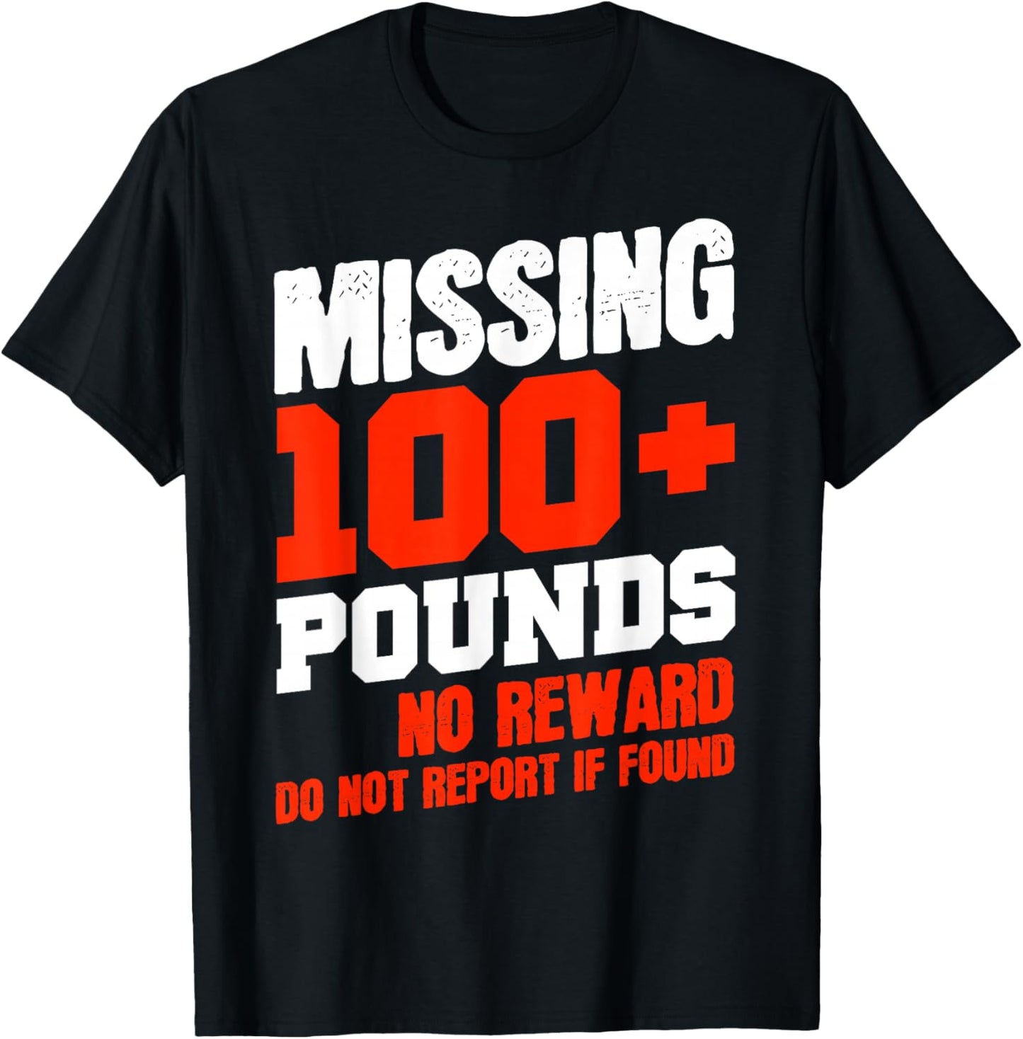I lost 100 pounds Shirt, Health goals Celebration Gift T-Shirt - T-Shirt | Black