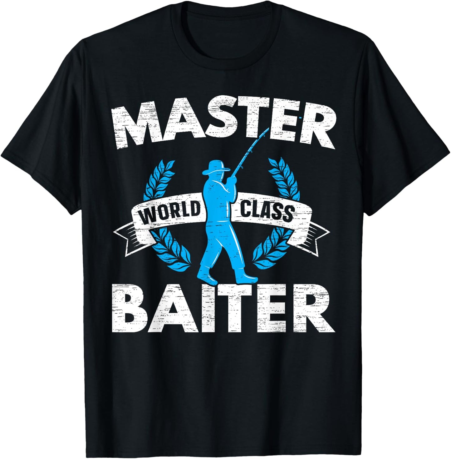 Master World Class Bait Fisherman T-Shirt - T-Shirt | Black