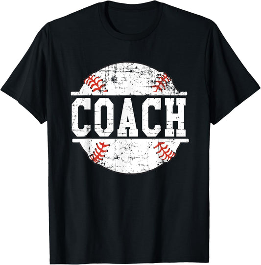 Baseball Coach: Baseball Teacher Shirt T-Shirt - T-Shirt | Black