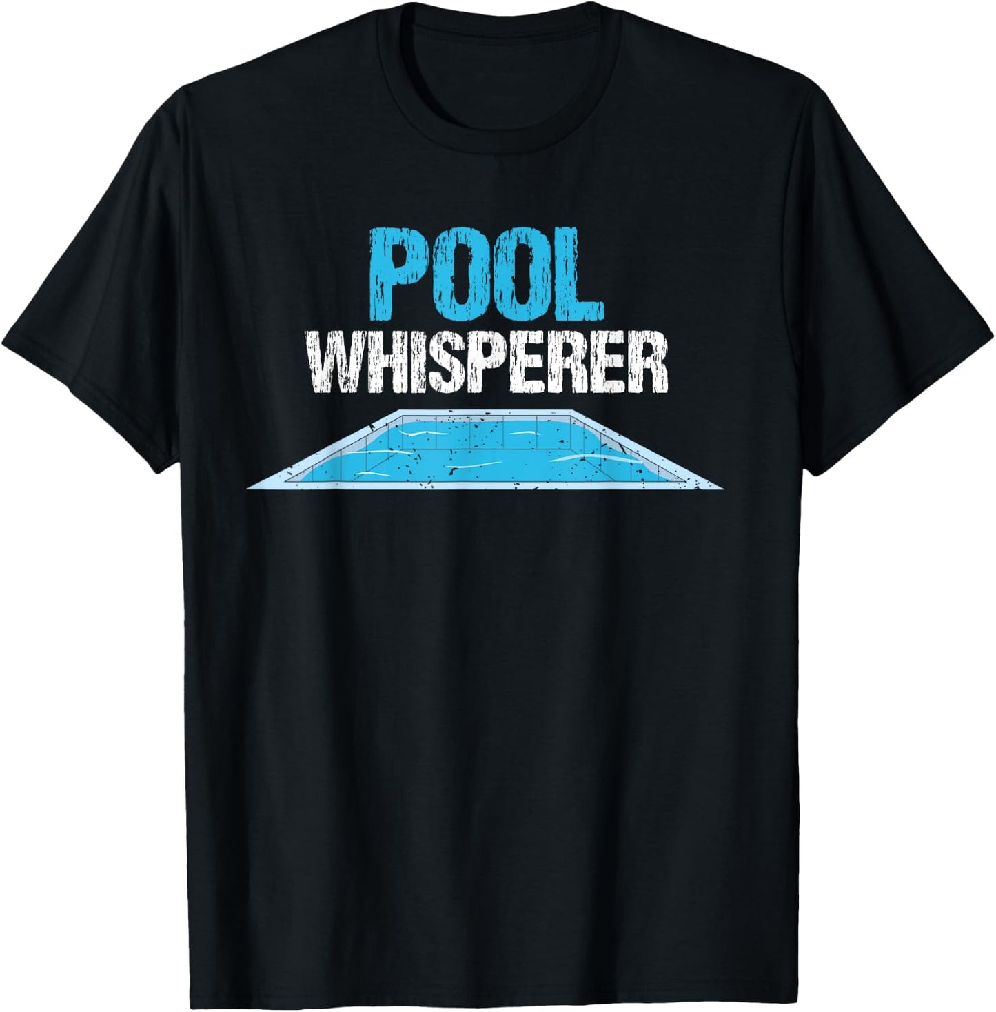Pool Guy Design for Swimming Pool Boy and Pool Cleaner T-Shirt - T-Shirt | Black