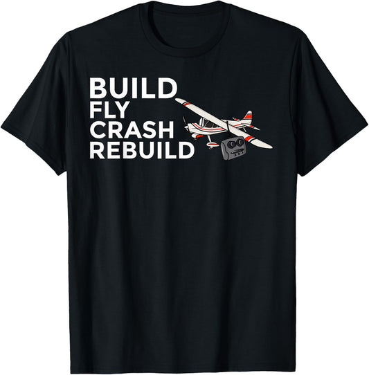 RC Plane RC Pilot Model Airplane T-Shirt - T-Shirt | Black