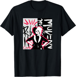 Cruella - Cruella Rebel Collage T-Shirt - T-Shirt | Black