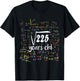 Square Root Of 225 - 15th Birthday 15 Year Old Math Bday T-Shirt - T-Shirt | Black