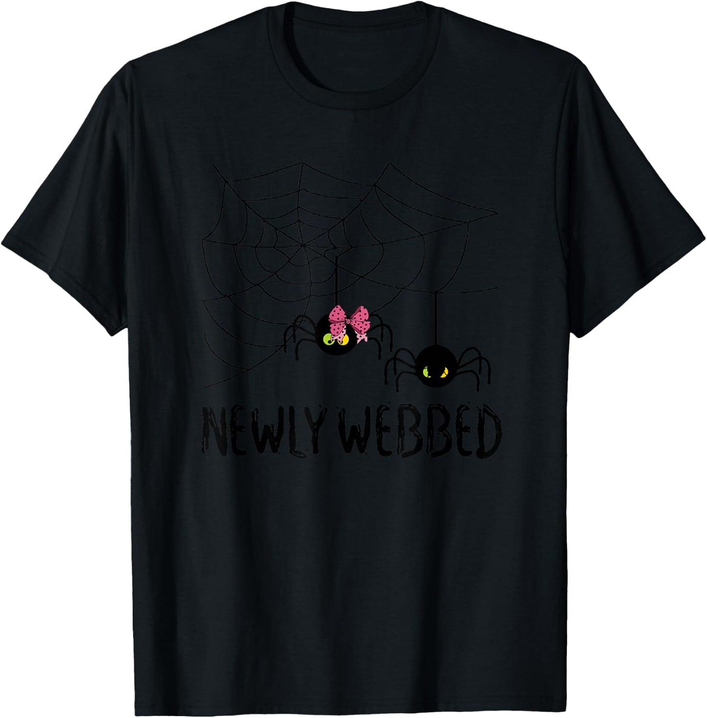 Funny Halloween Bride and Groom Costume Bridal Shower Party T-Shirt - T-Shirt | Black