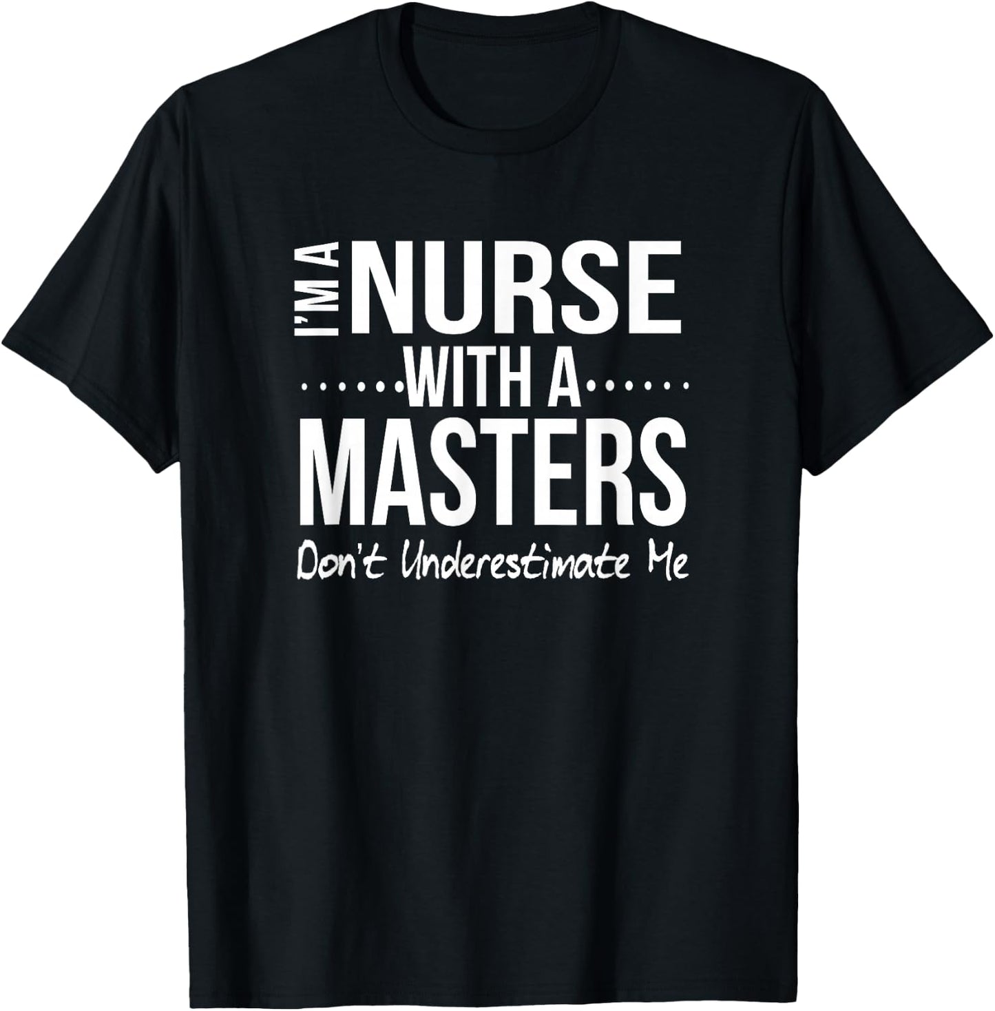 Nurse Masters Degree MSN Nursing Student Graduation 2024 T-Shirt - T-Shirt | Black