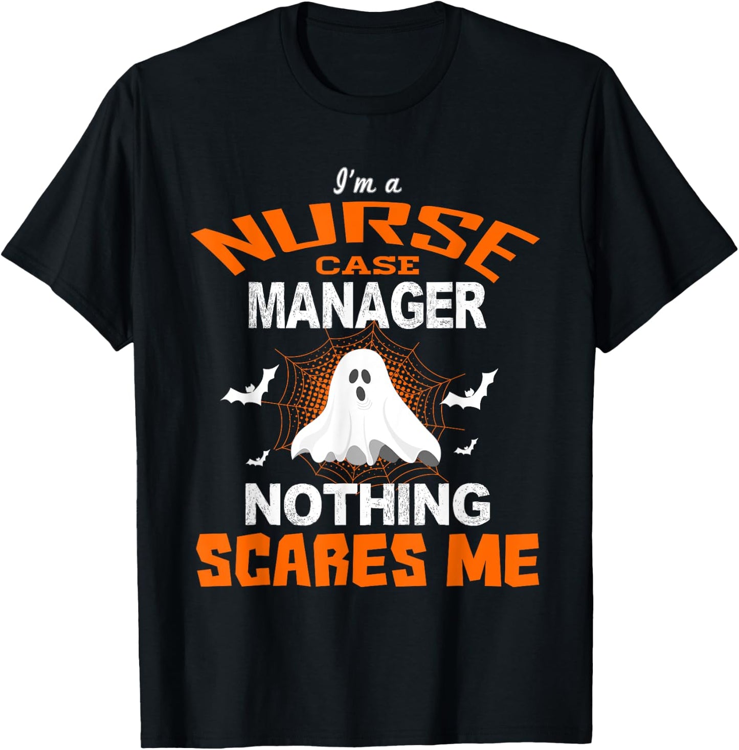 Funny Nurse Case Manager Shirt Halloween ER RN Nursing Gift T-Shirt - T-Shirt | Black