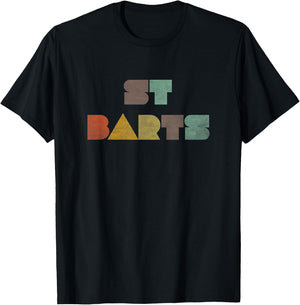 St Barts Vintage T-Shirt - T-Shirt | Black