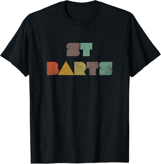 St Barts Vintage T-Shirt - T-Shirt | Black