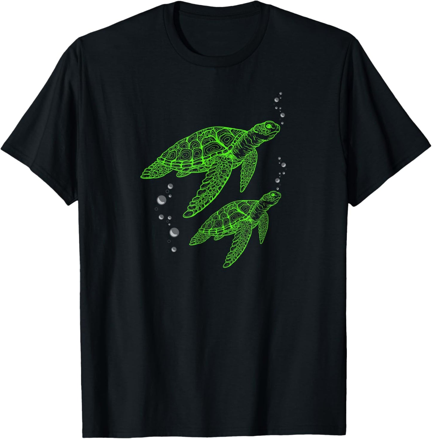 Turtle Sea Animals & Turtles T-Shirt - T-Shirt | Black