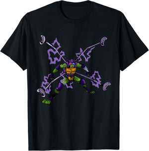 Mademark x Teenage Mutant Ninja Turtles - Donatello Spider Shell Activated T-Shirt - T-Shirt | Black
