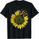 Mother Of The Groom Wedding Mom Sunflower T-Shirt - T-Shirt | Black