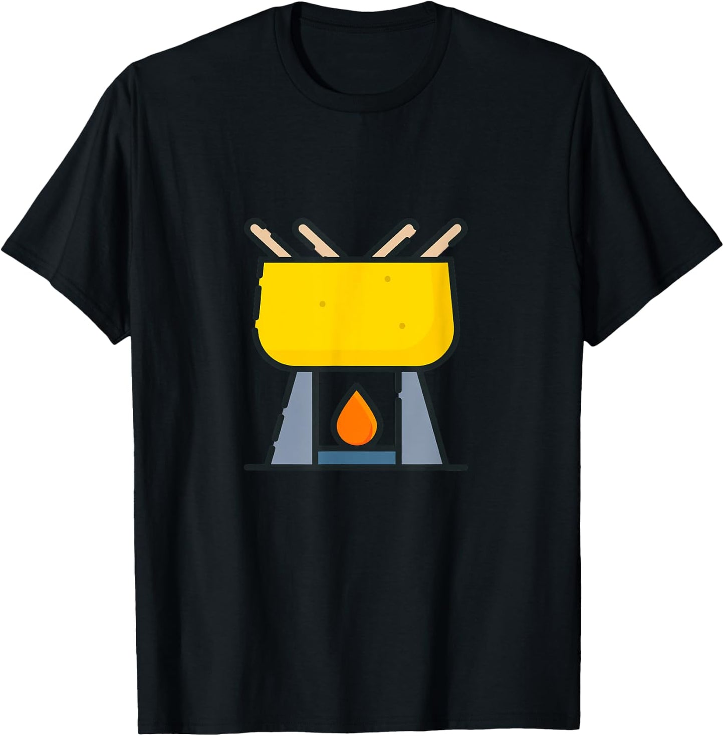 Fondue Pot T-Shirt - T-Shirt | Black