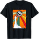 Funny Cool Farm Animal Disco Ball Sunglasses Retro Goose T-Shirt - T-Shirt | Black