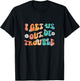 I Get Us Out Of Trouble Set Matching BFF Friend Groovy Retro T-Shirt - T-Shirt | Black