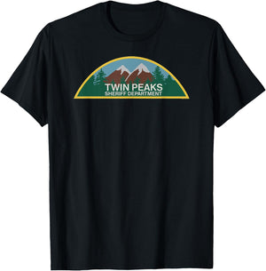 Twin Peaks - Sheriff Department T-Shirt - T-Shirt | Black