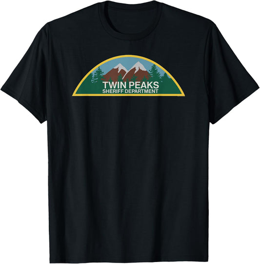 Twin Peaks - Sheriff Department T-Shirt - T-Shirt | Black