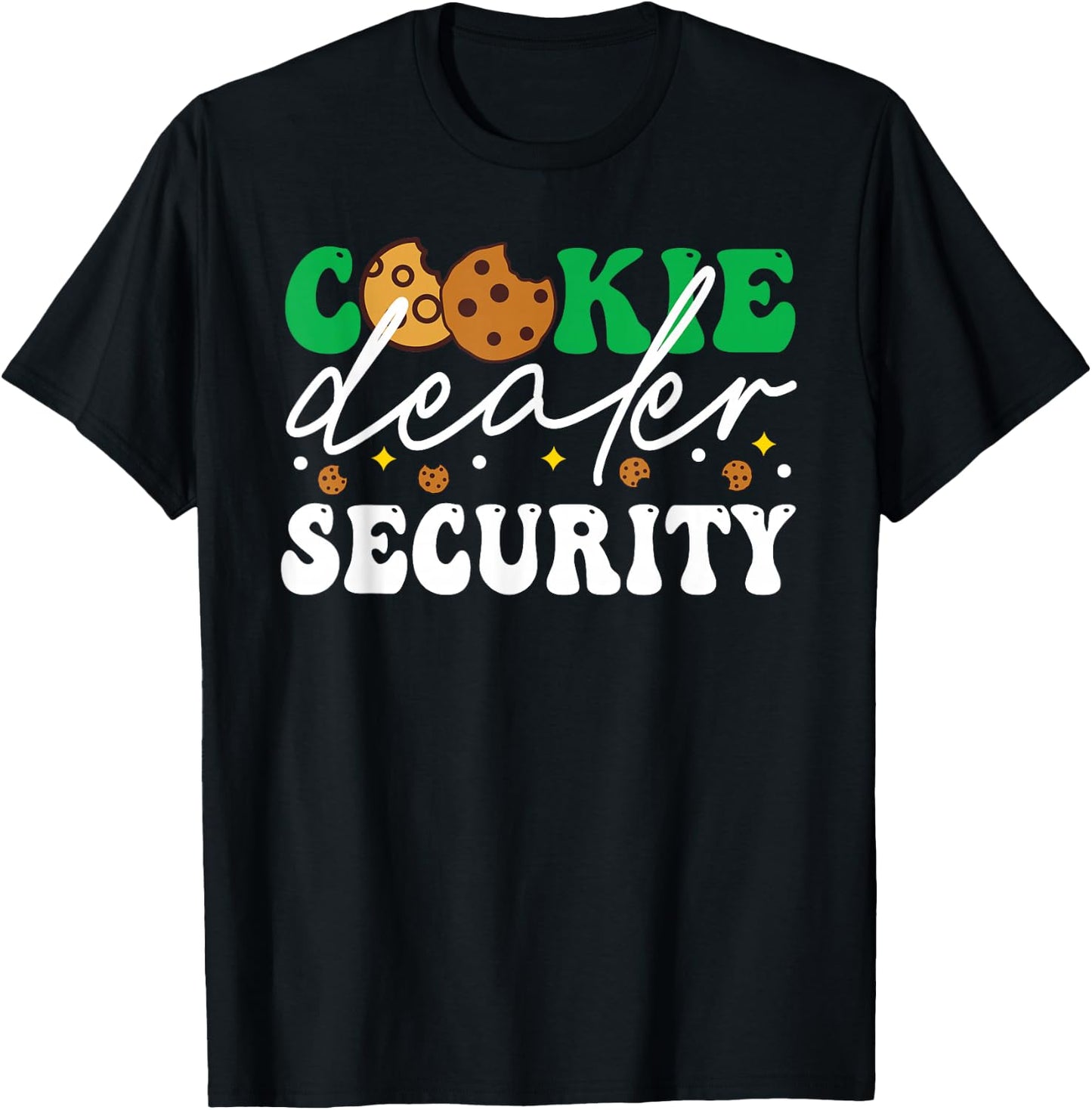 Cookie Dealer Security Funny Scouting Troop Leader T-Shirt - T-Shirt | Black
